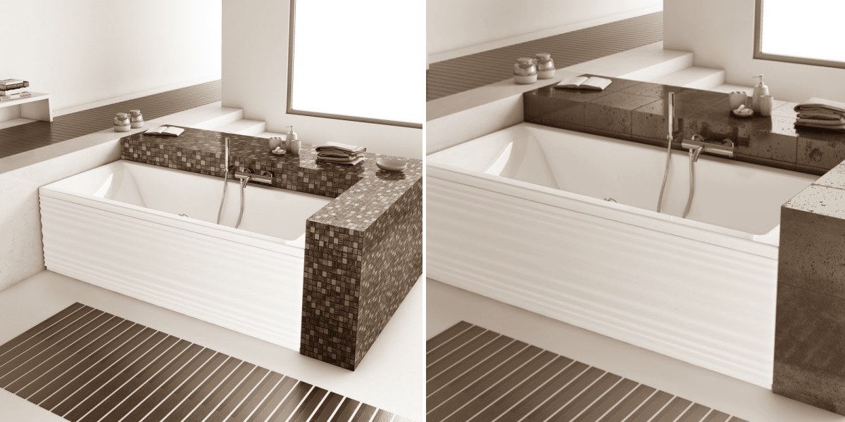 Ванна с основаниями Moove 170x75 9450-42415 Jacuzzi 945042415 - Вид №2