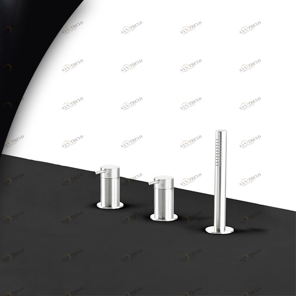 Смеситель для ванны глянцевая сталь Toki Radomonte TKI14L