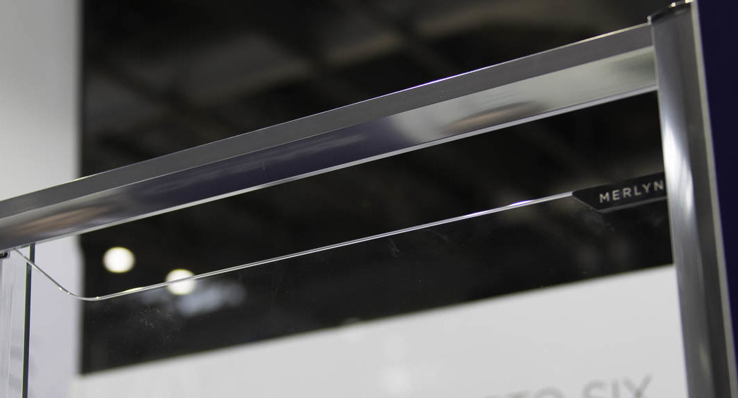 Торцевая панель для монтажа с дверью AR6SP76 Merlyn Arysto Хромированный  - Вид №2