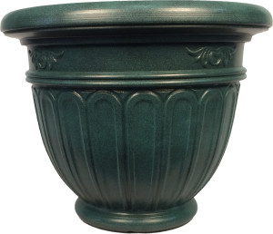 Е602-7 Горшок-кашпо для цветов Istria d=50 60 Л. Малахит Цветочная коллекция