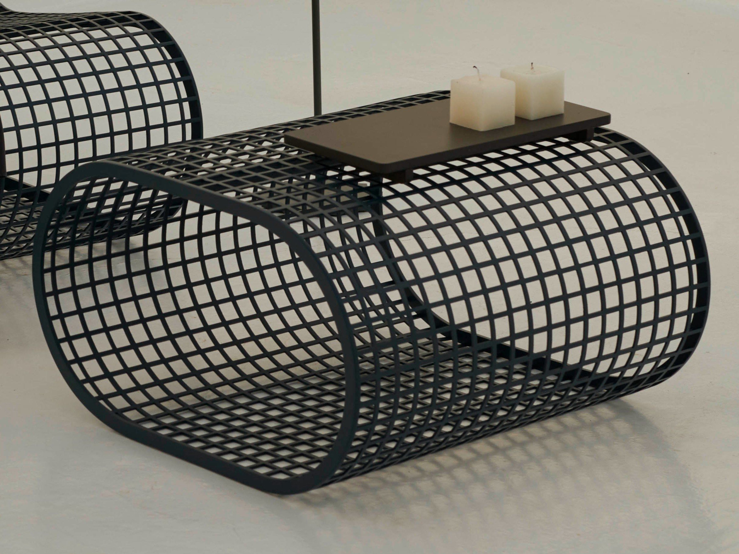 Прямоугольный алюминиевый журнальный столик GANDIABLASCO Buit ARCH-00127872