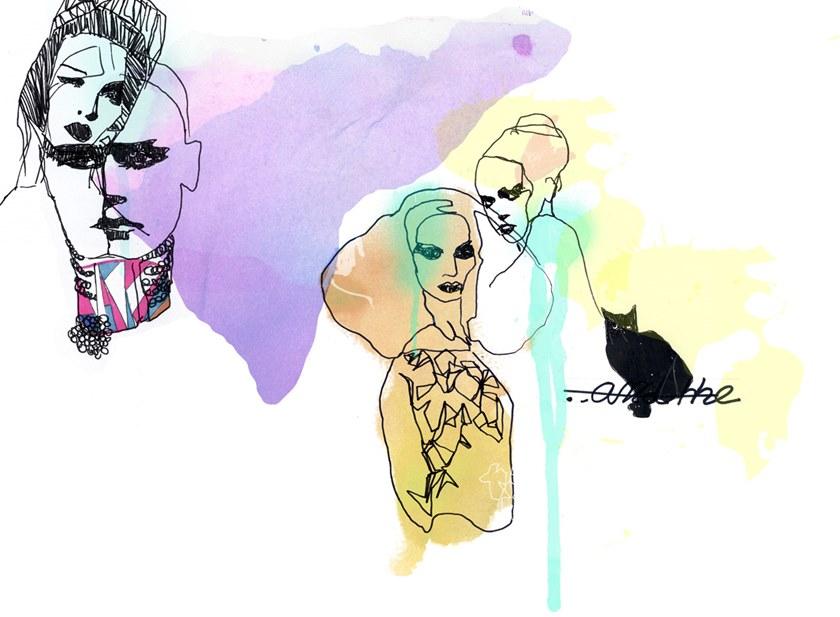 MOMENTI Авторский художественный принт Crazy home paintings Gi-002 - Вид №1