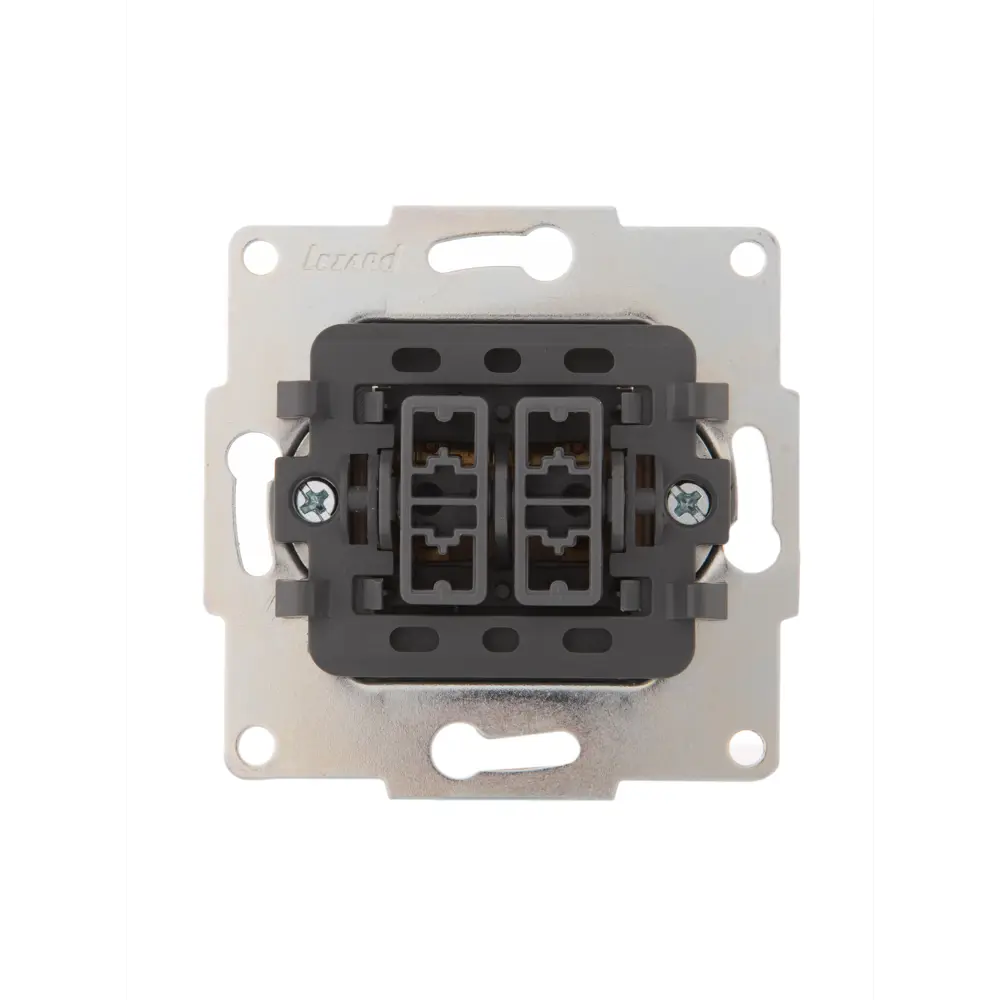 Выключатель Lezard Karina 2 клавиши цвет кремовый STLM-2185273 - Вид №4