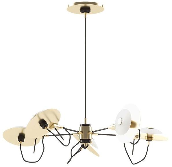 Laskasas Регулируемый латунный подвесной светильник sun-id-1417053 - Вид №1