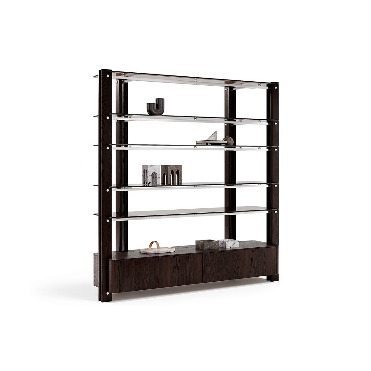 Деревянный двухсторонний книжный шкаф Capital Collection Diesis ARCH-00066794 - Вид №26