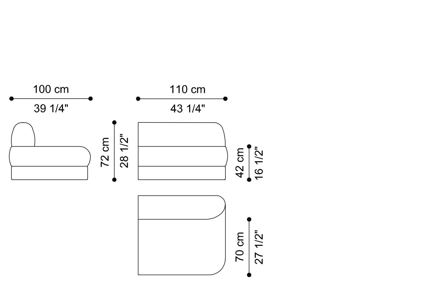 Диван из нубука Gianfranco Ferré Home ALEXANDER 2.0 ARCH-00052063 - Вид №11
