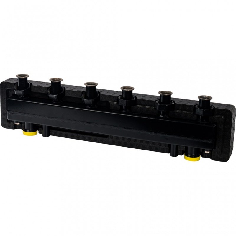 Распределительный коллектор STOUT на 3 контура DN25, с гидрострелкой, в теплоизоляции SDG0018004003 - Вид №1