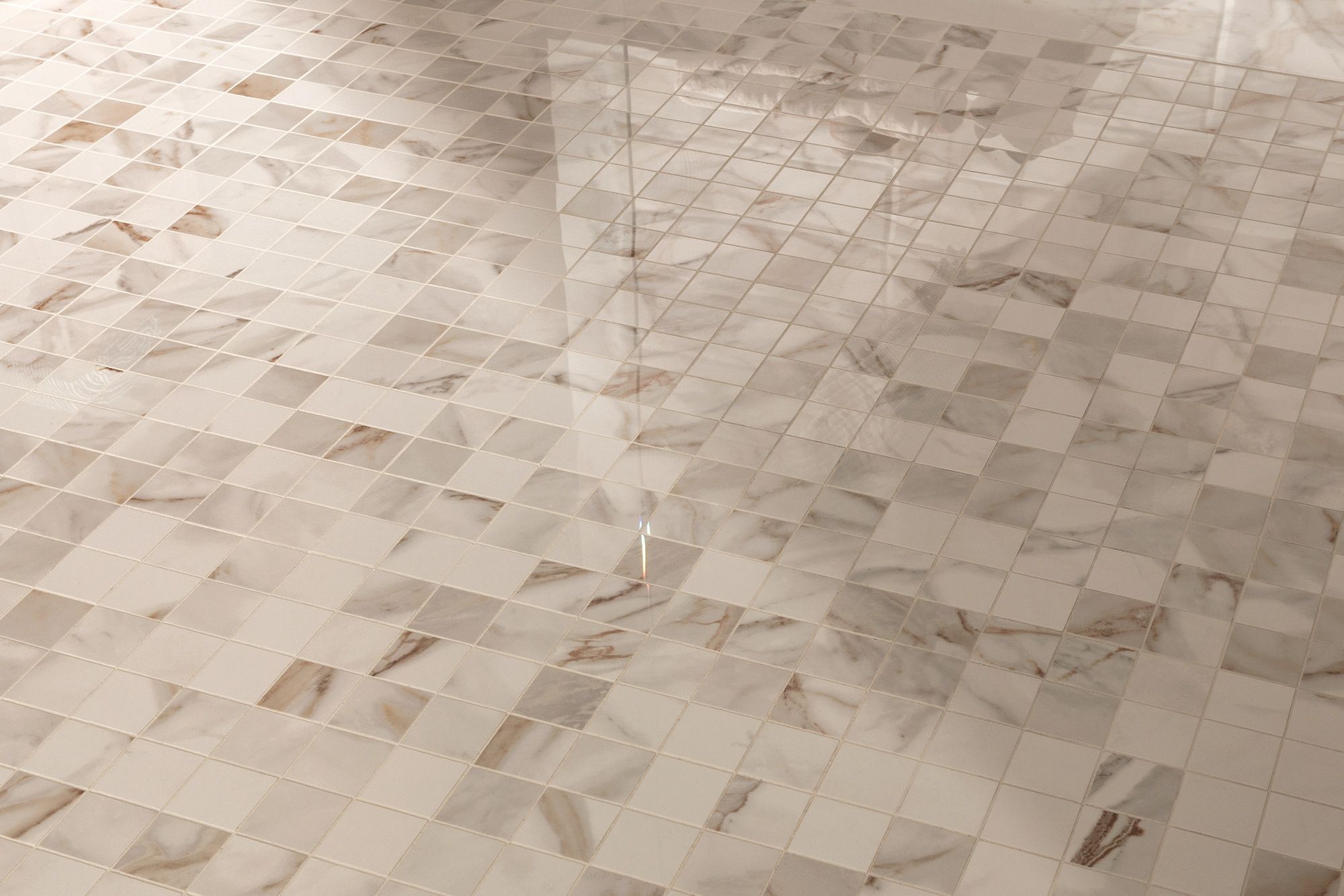 Белая паста керамическая мозаика FAP ceramiche Roma Gold ARCH-00087114 - Вид №6