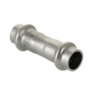 VTi.903.I.001212 Фитинг из нержавеющей стали – пресс-муфта Valtec 12 x 12 мм