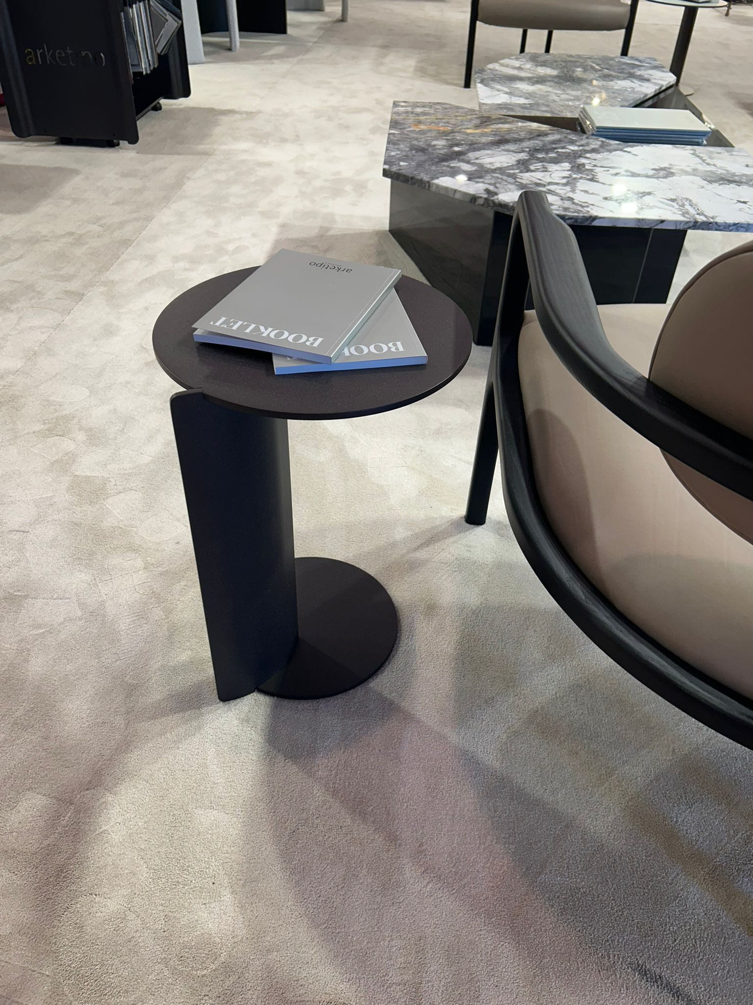 Круглый металлический журнальный столик In Stock Arketipo ARCH-00023009 - Вид №4