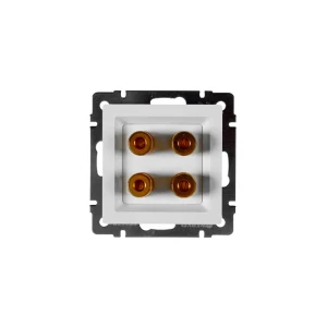 Аудио розетка встраиваемая Werkel, цвет белый