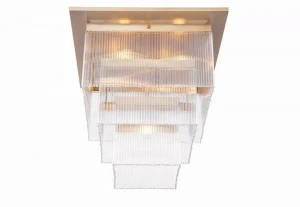 Patinas Lighting Стеклянный потолочный светильник ручной работы Monaco