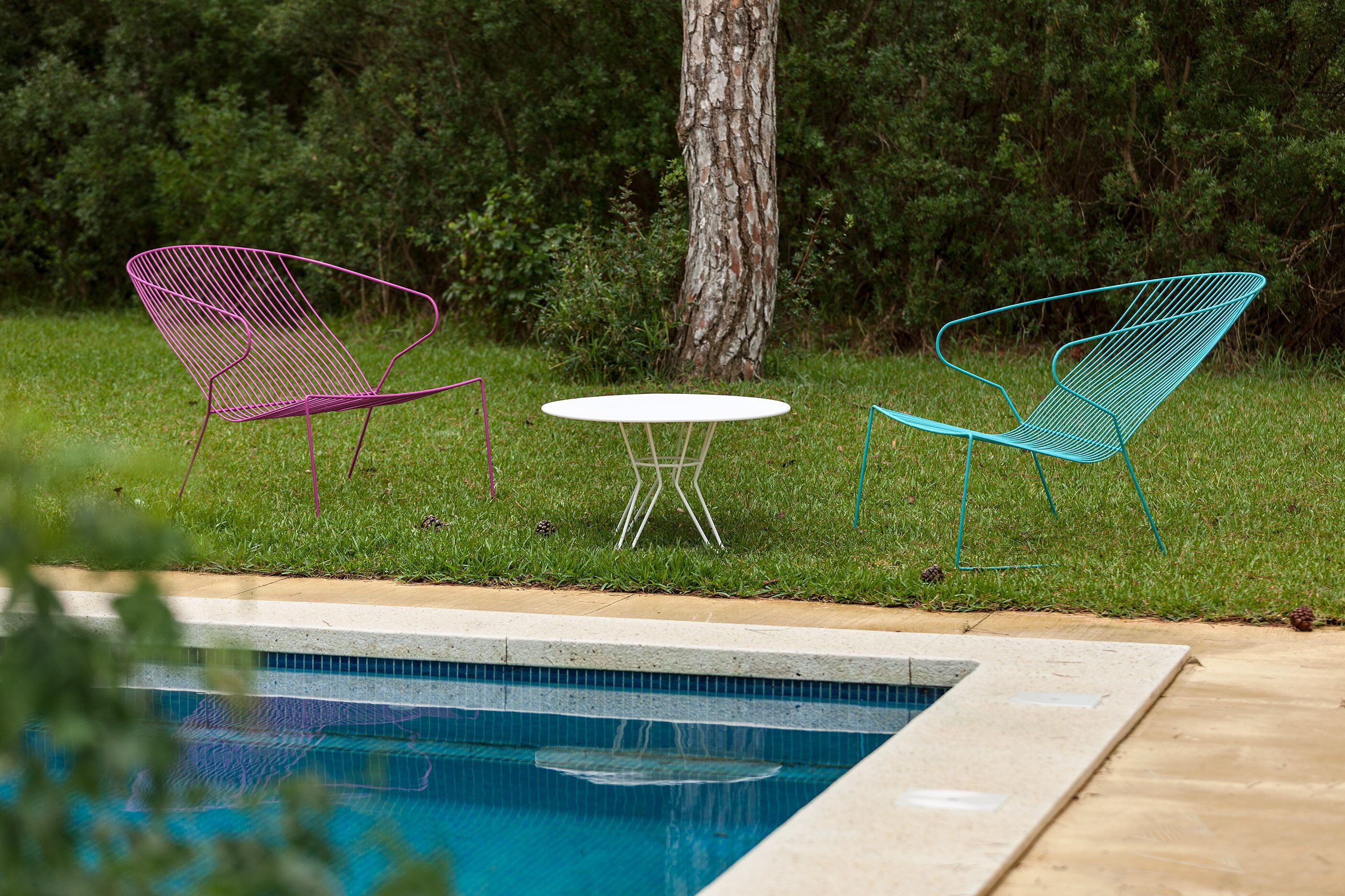 Стальной круглый садовый стол iSimar ARCH-00122188 - Вид №4