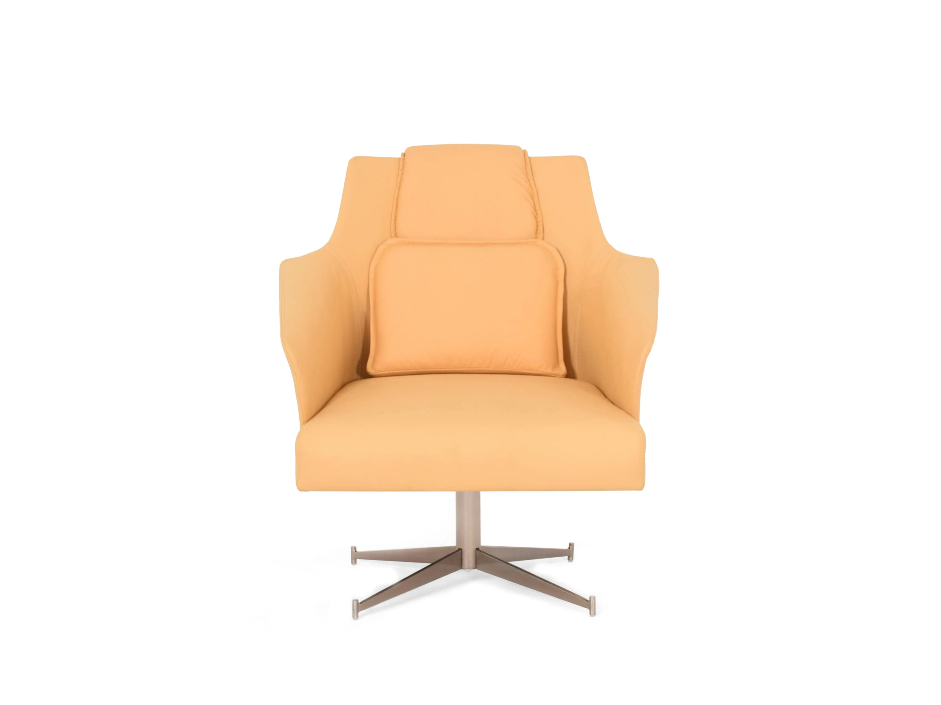 4-спицевое кожаное кресло с подлокотниками и подголовниками ABLE Karl ARCH-00077283 - Вид №1