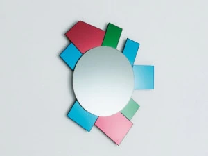 Glas Italia Зеркало настенное круглое в раме Gli specchi di dioniso Dioniso6