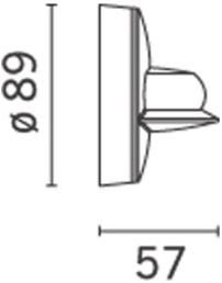 iGuzzini Светодиодная настенная шайба из алюминия Trick sun-id-1480410 - Вид №5