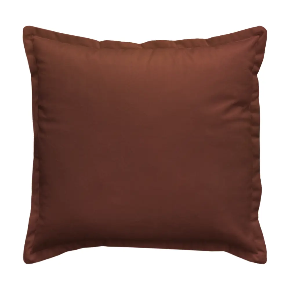 Перея Декоративная подушка 45x45 см в бархатном коричневом исполнении 89426296 Santreyd STLM-1581146