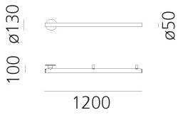 Artemide Полуутопленный линейный световой профиль из метакрилата Alphabet of light sun-id-1434072 - Вид №3