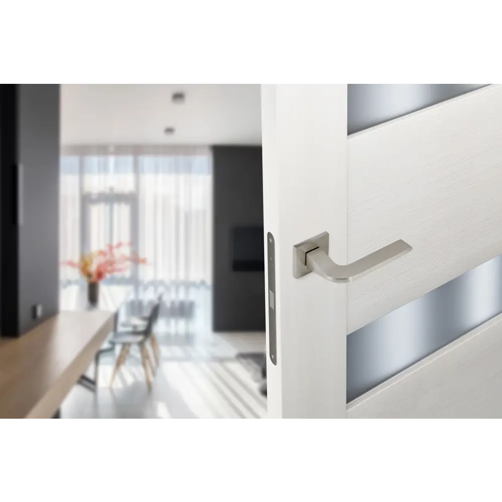 Дверные ручки EDSON EDS-152H-Q2 в стиле никель для межкомнатных дверей 85168822 STLM-0059359 - Вид №5