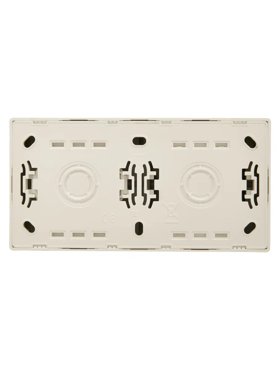 LETO Выключатель с подсветкой и розетка с/з, крем горизонталь LEZARD 752-0300-170BIP