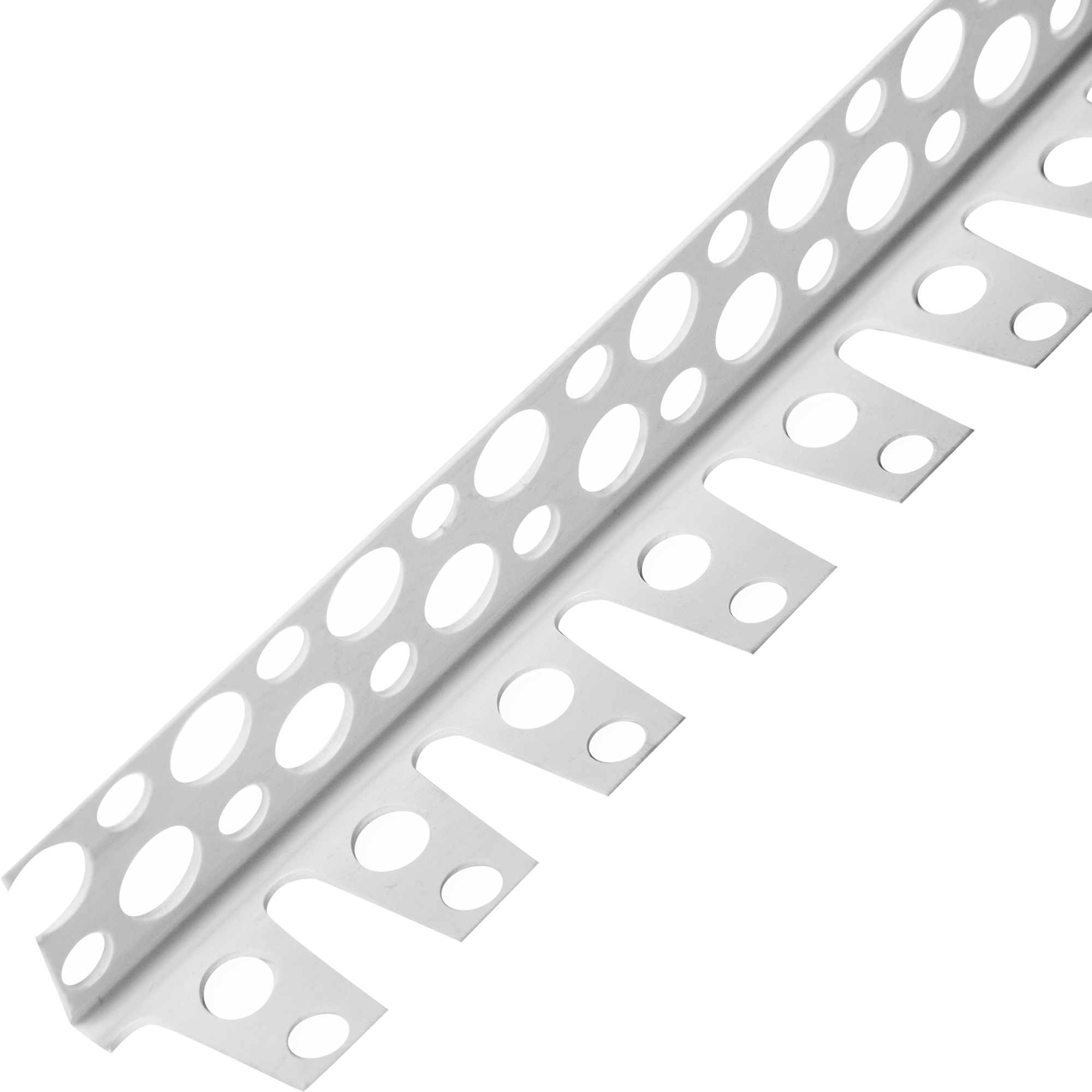 12903311 Угол арочный ПВХ перфорированный 25x25x3000 мм STLM-0002522 ALBES 