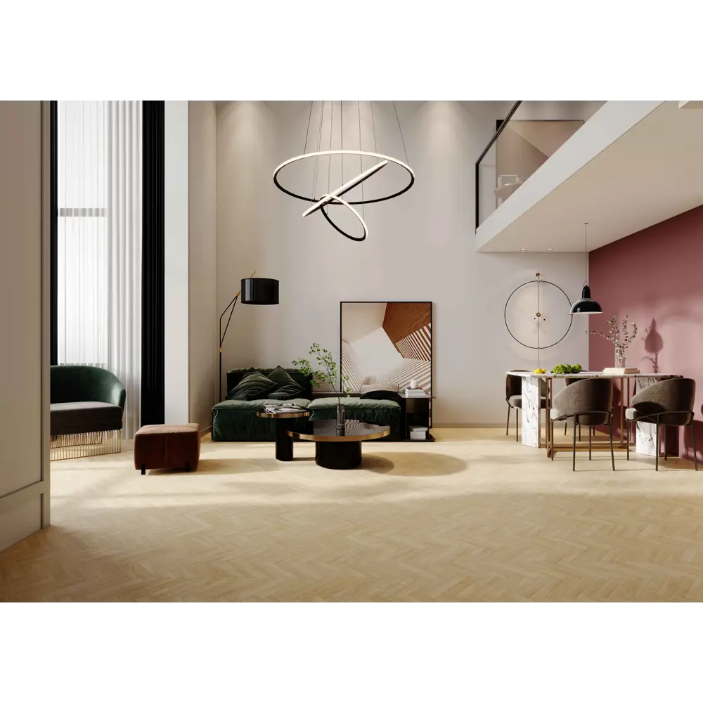 SPC плитка ATRIUM Дуб Коломбар - влагостойкое напольное покрытие 89356364 STLM-1491227 - Вид №9