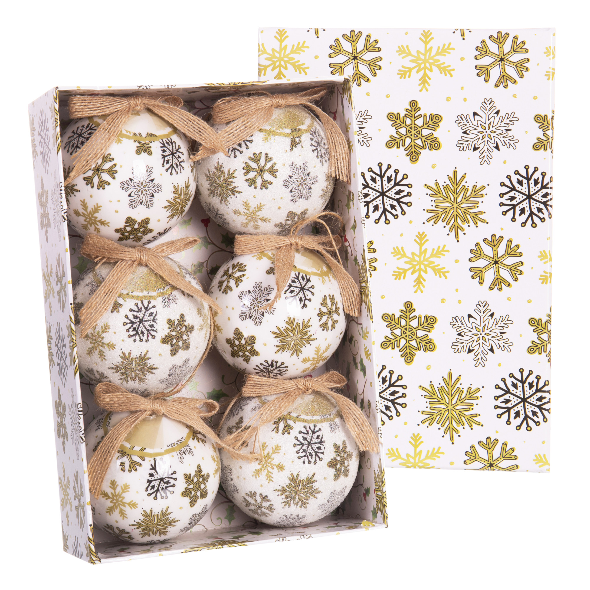 DZ-116-385 ЕЛОЧНАЯ ИГРУШКА, НАБОР 6 ШТ TO4ROOMS 