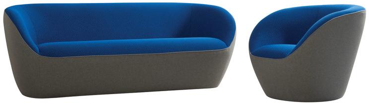 Roche Bobois 2-местный тканевый диван Edito sun-id-1505887 - Вид №2