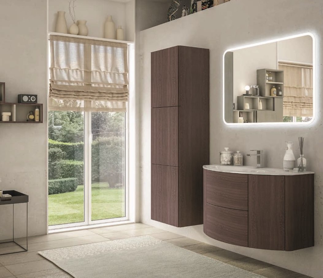 Мебель для ванной CEZARES EDEN 91 Rovere scuro Soft - Вид №1