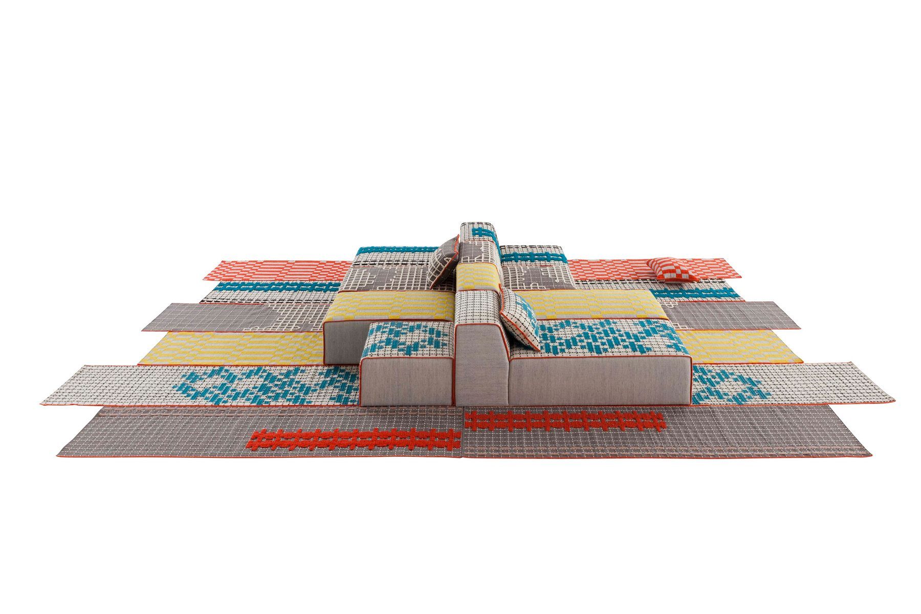 Ткань пуф GAN Bandas ARCH-00057839 - Вид №3