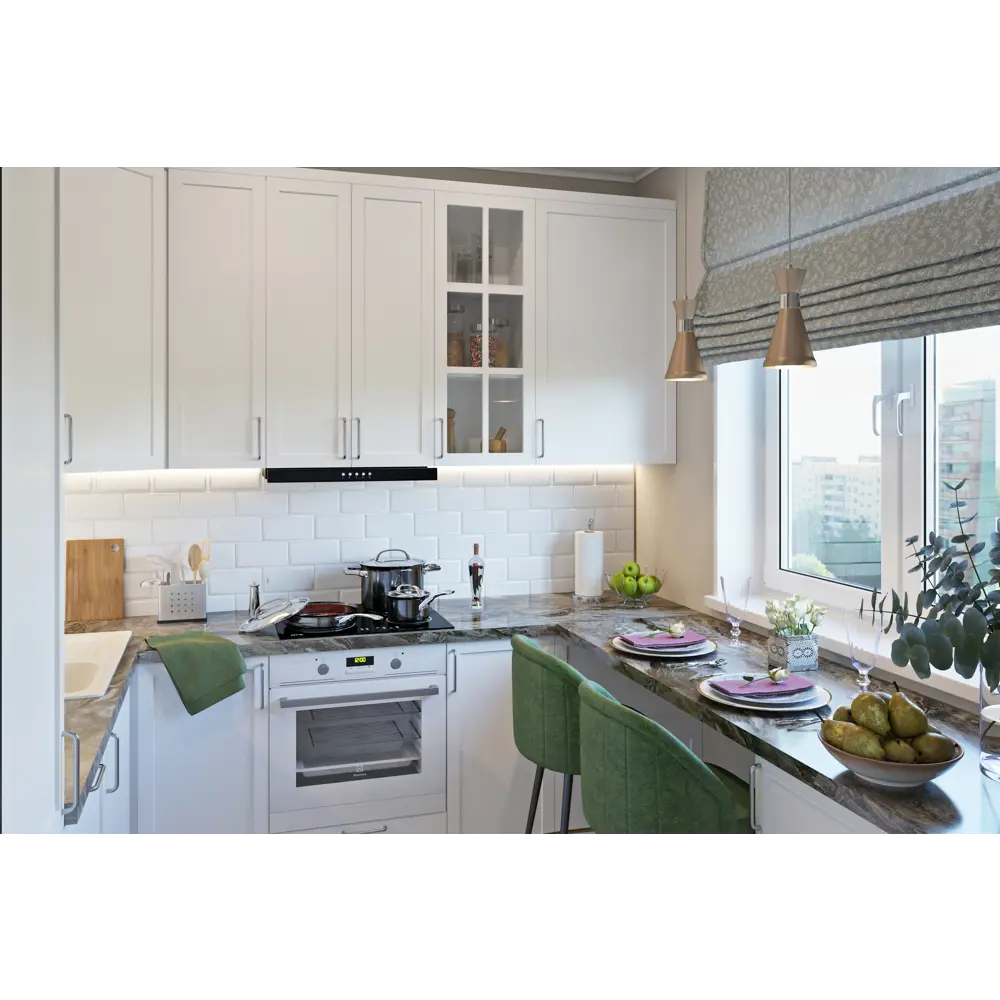 Фасад кухонный DELINIA ID Ньюпорт белый матовый с филенкой 82624910 STLM-0032122 - Вид №18