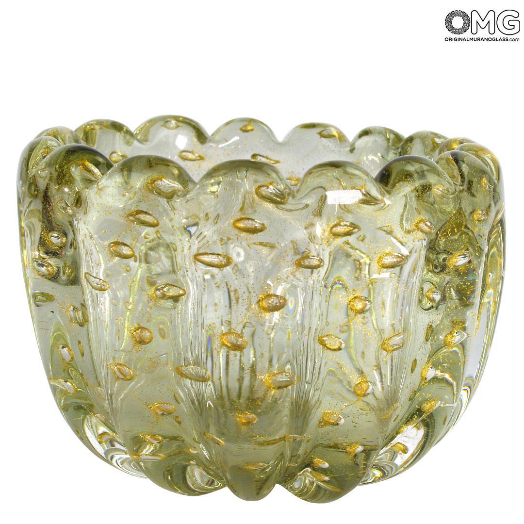 4833 ORIGINALMURANOGLASS Ваза Провенца - соммерсо - муранское стекло OMG 12 см  - Вид №1