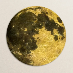 Картина на стекле Postermarket Золотая луна 40x40 см