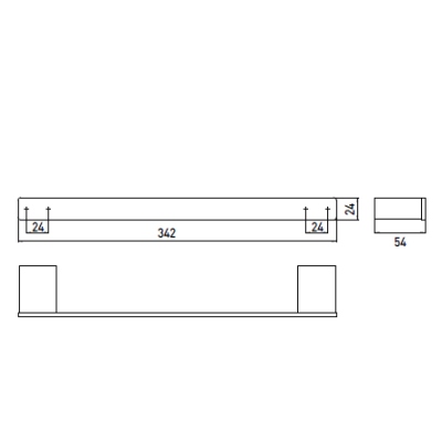 0570 001 30 Поручень Emco Loft Santreyd - Вид №1