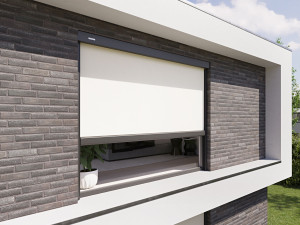 Навес с откидной крышкой с боковыми направляющими