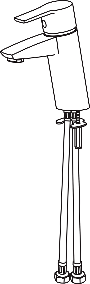 Oras 2810F Смеситель для умывальника 2810F Cubista Хром  - Вид №2