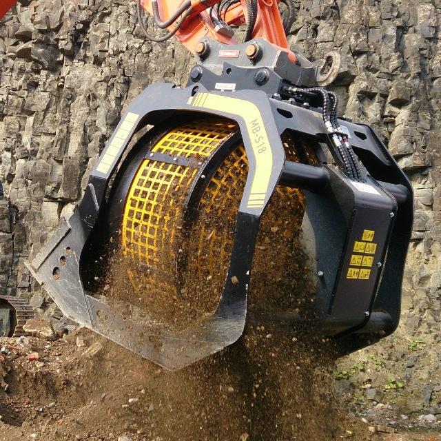 MB Crusher Просеивающее ведро для отбора натуральных материалов Mb-s Mb-s18 s4 - Вид №1