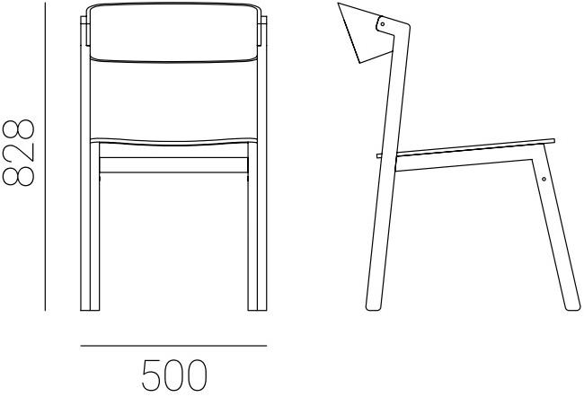 Askia Штабелируемый стул ясень Atelier sun-id-1490810 - Вид №2