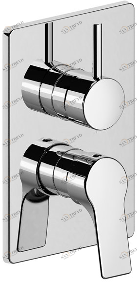 Fir Italia Смеситель для душа встраиваемый латунный с тарелкой New handy 52 5250188