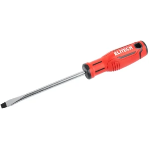 Отвертка Elitech 211107 SL8x150 мм с магнитным наконечником 89407130