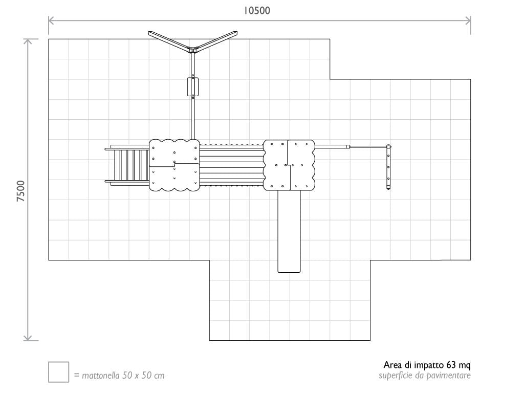Рециркулированная пластиковая игровая структура EUROCOMITALIA COMBI CASTLE ARCH-00109034 - Вид №4