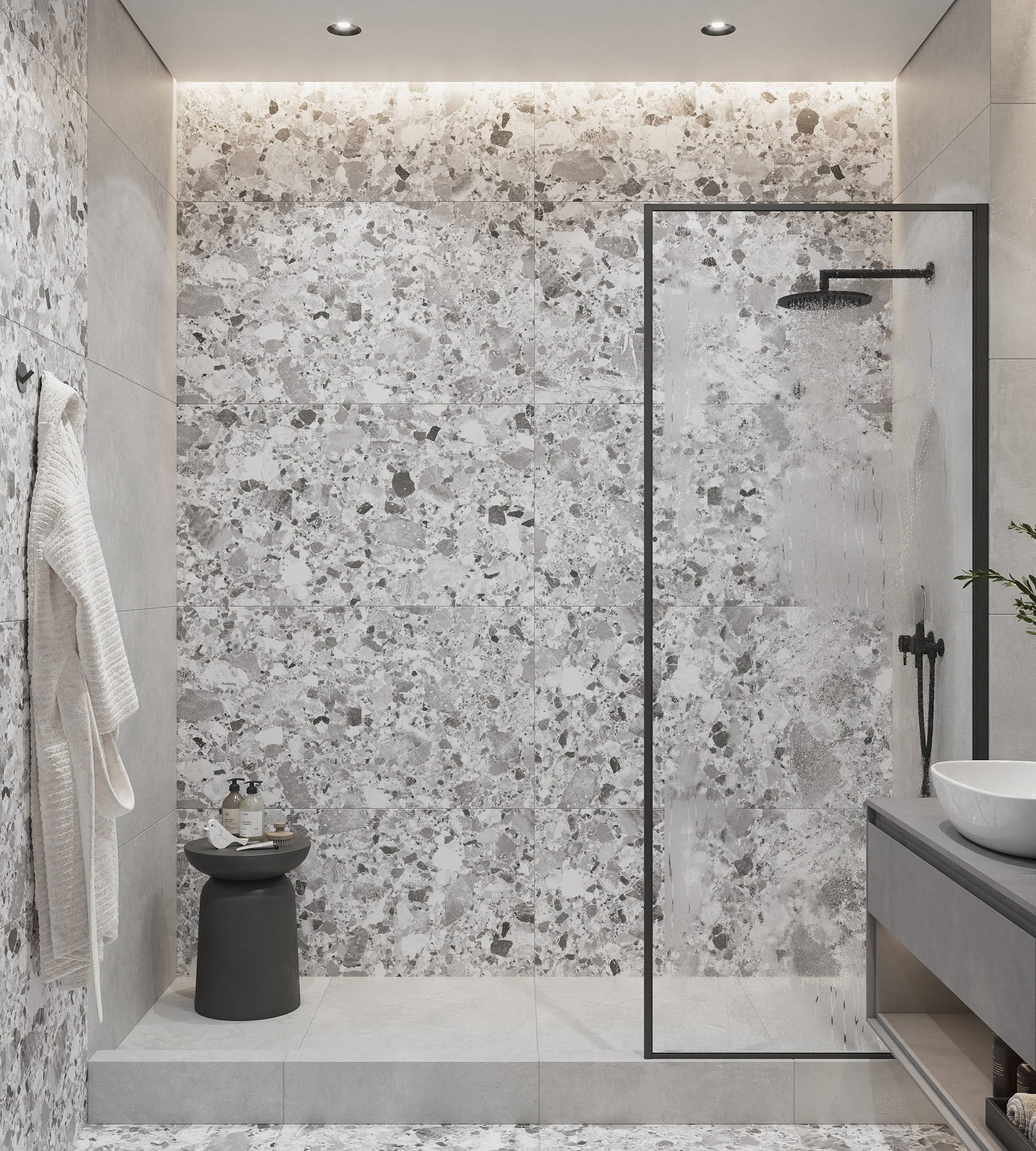 Керамогранит TERRAGONA SILVER 60х120 Creanza SL1004-A - Вид №1