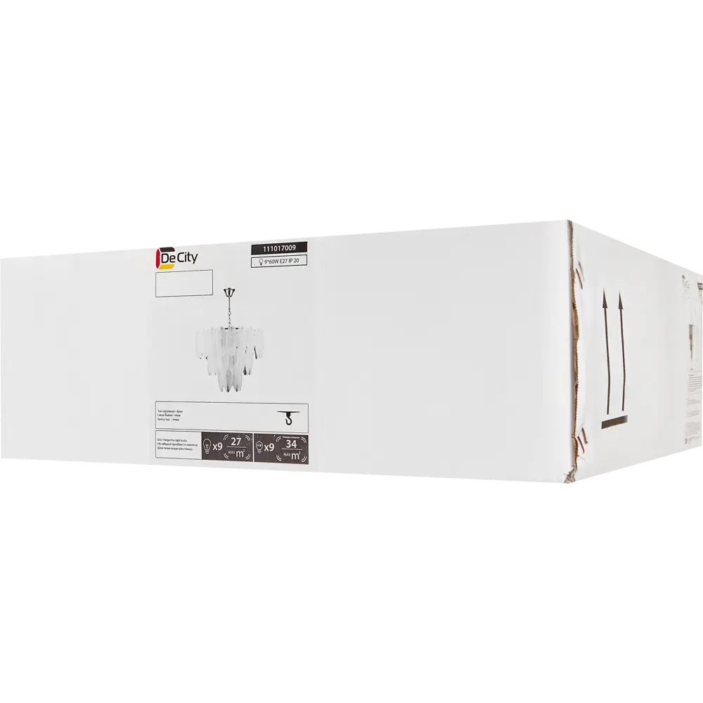 Люстра подвесная под лампу Бриз 9x60 Вт E27 220 В DE CITY STLM-2157929 - Вид №8