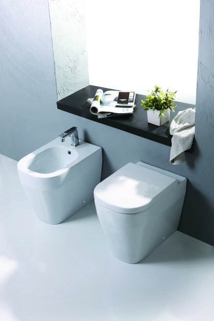 Tue1103r01 Приставной унитаз напольный Белый Olympia Ceramica TUTTO EVO Италия - Вид №2