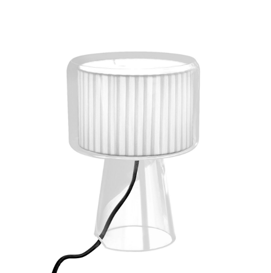 094944 Настольная лампа Mini перламутрово-белая Marset Mercer 