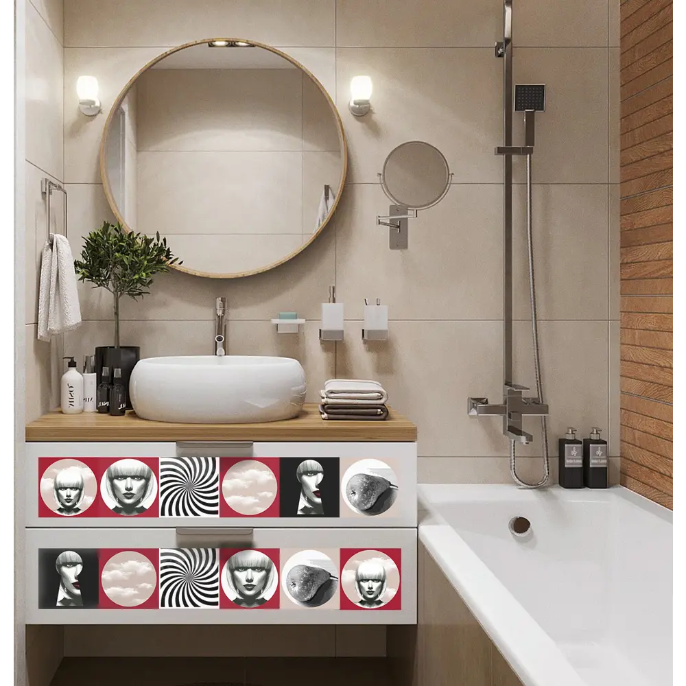 Deco-стикеры Фэйс арт 15x15 см 85381084 STLM-2050544 Santreyd  - Вид №3