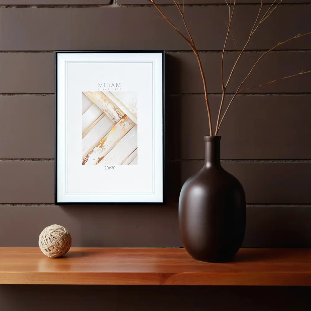 Рамка для фото Мирам 20x30 см белая пластиковая 89422795 STLM-1571897 - Вид №1