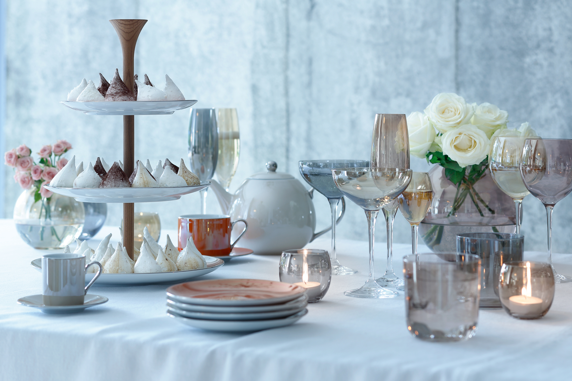 Набор из 4 бокалов-креманок Polka 235 мл металлик LSA International G114808960 - Вид №1