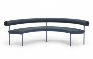 Offecct Изогнутый диван из ткани Font