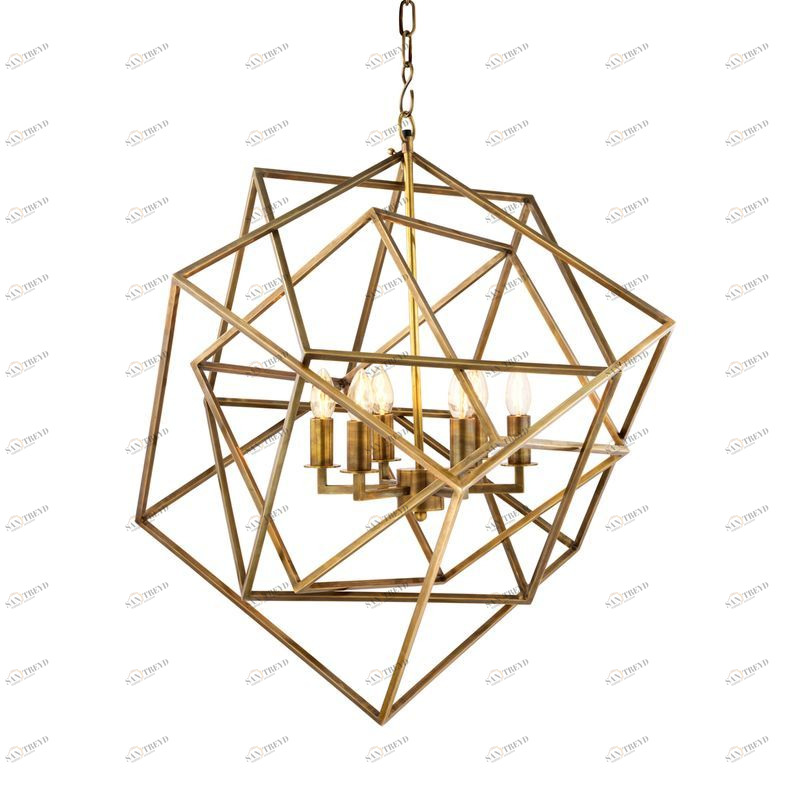 Фонарь Matrix от Eichholtz Латунь 109675 EICHHOLTZ ДИЗАЙНЕРСКИЕ, EICHHOLTZ 060679 Латунь 